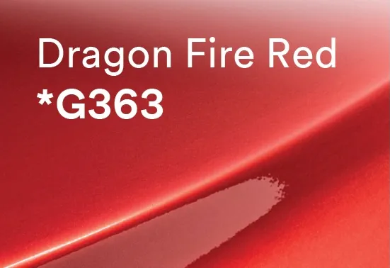 3M WRAP FILM 2080 GLOSS DRAGON FIRE RED 1.52