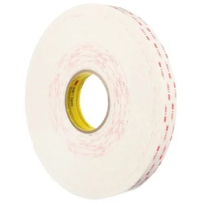 3M VHB 4950F AKRYYLIVAAHTOT. 12mmx33.0m 1,1mm VALKOINEN